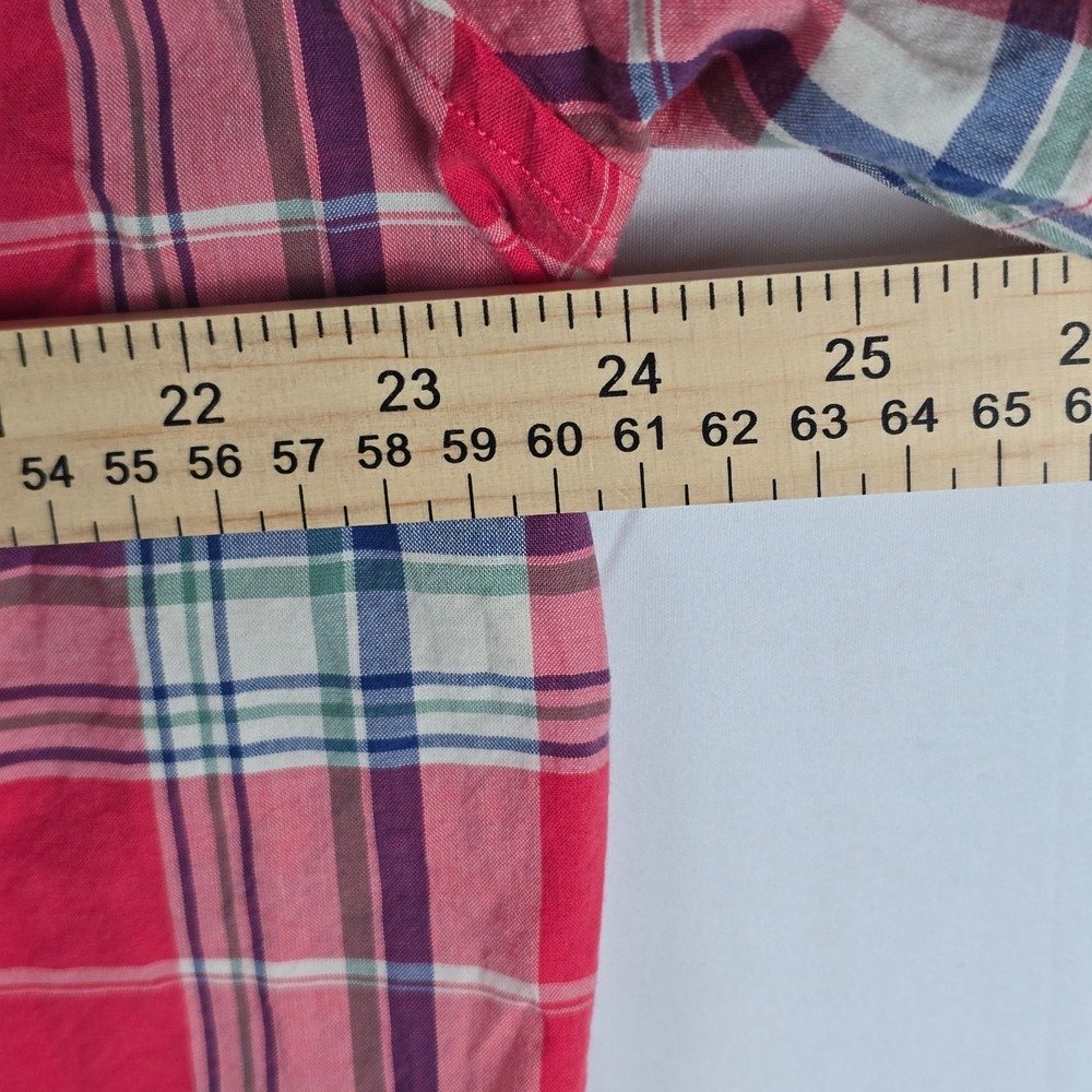 Nautica Classic Fit Stretch SS Button‑Down Plaid Shirt Men's XL Multicolor - Picture 7 of 8
